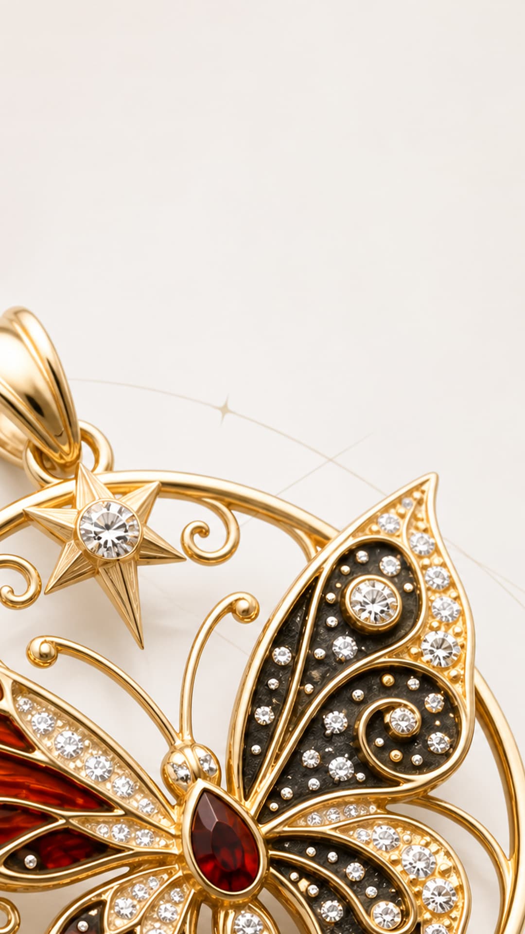Signature butterfly talisman by Taly Jewelry