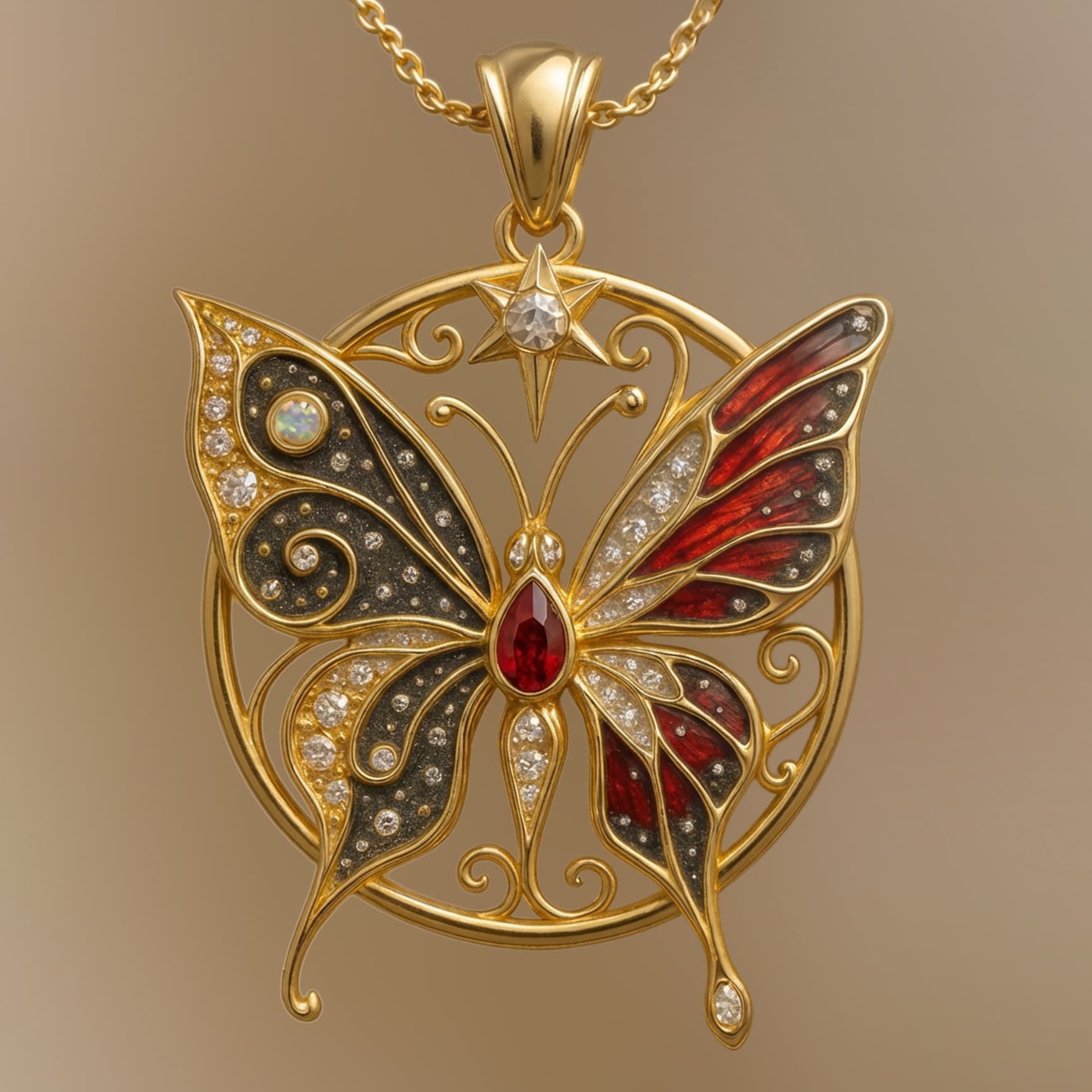 Butterfly talisman